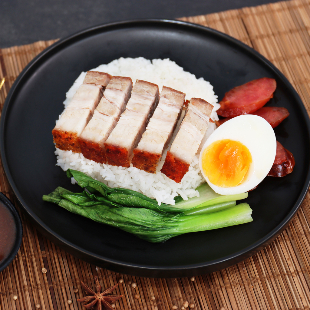 ข้าวหมูกรอบ